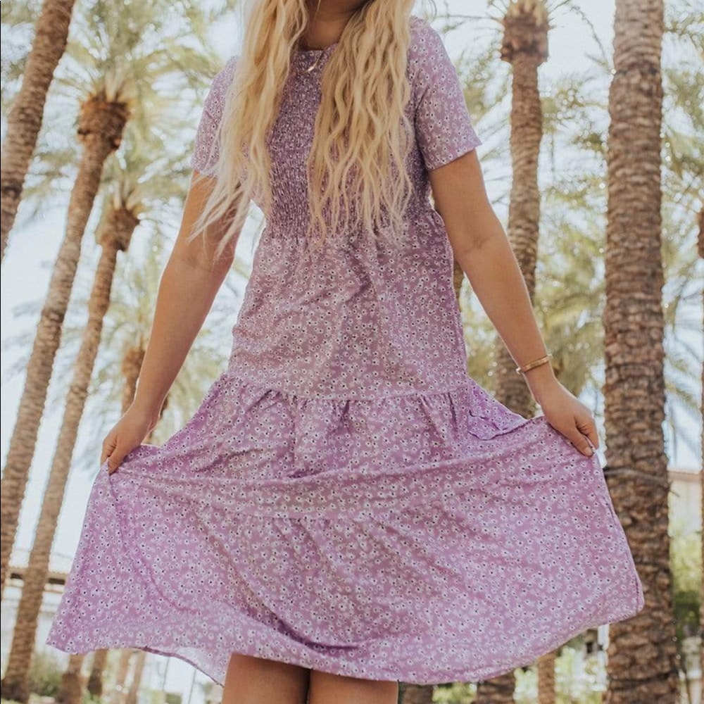 CLAD & CLOTH Hannah midi dress